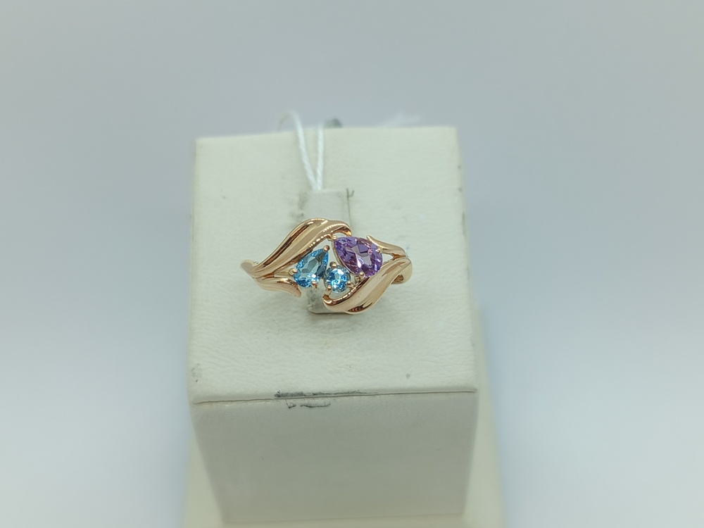 КОЛКМИ585 КОЛЬЦО С КАМНЯМИ (Au 585)