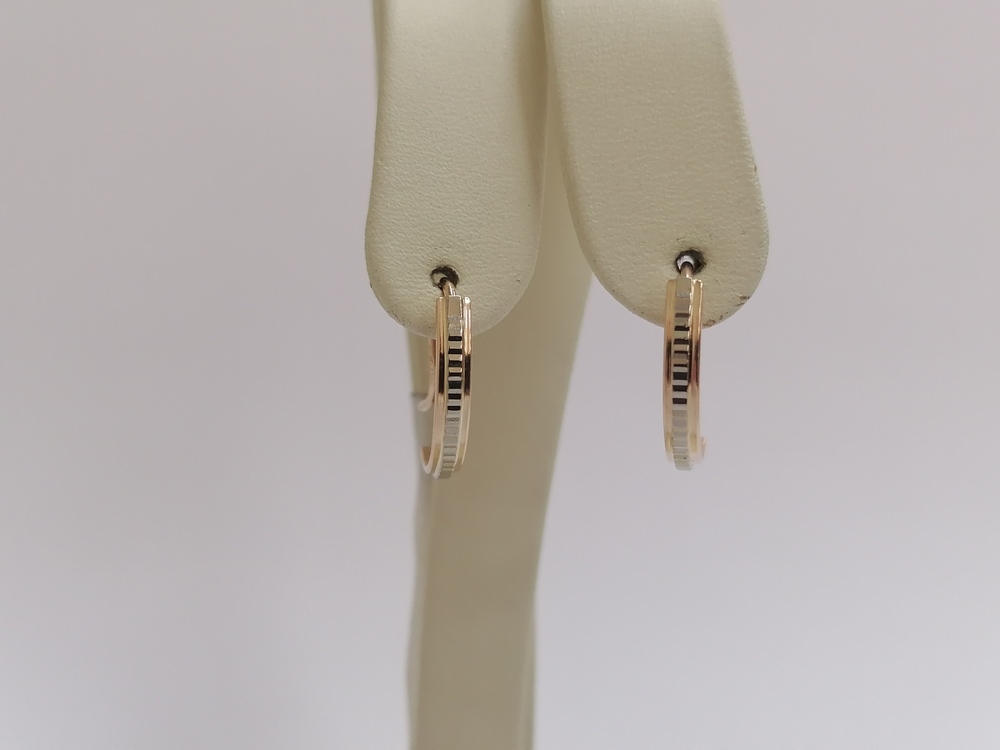 СБКМ583 СЕРЬГИ БЕЗ КАМНЯ (Au 583)