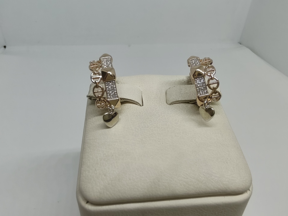 СЕРЬГИ С КАМНЯМИ (Au 585)