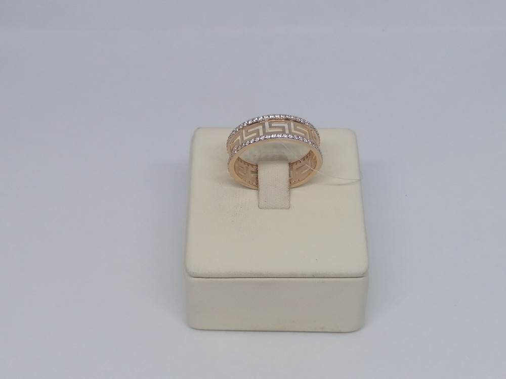 КОЛЬЦО С КАМНЯМИ (Au 585)