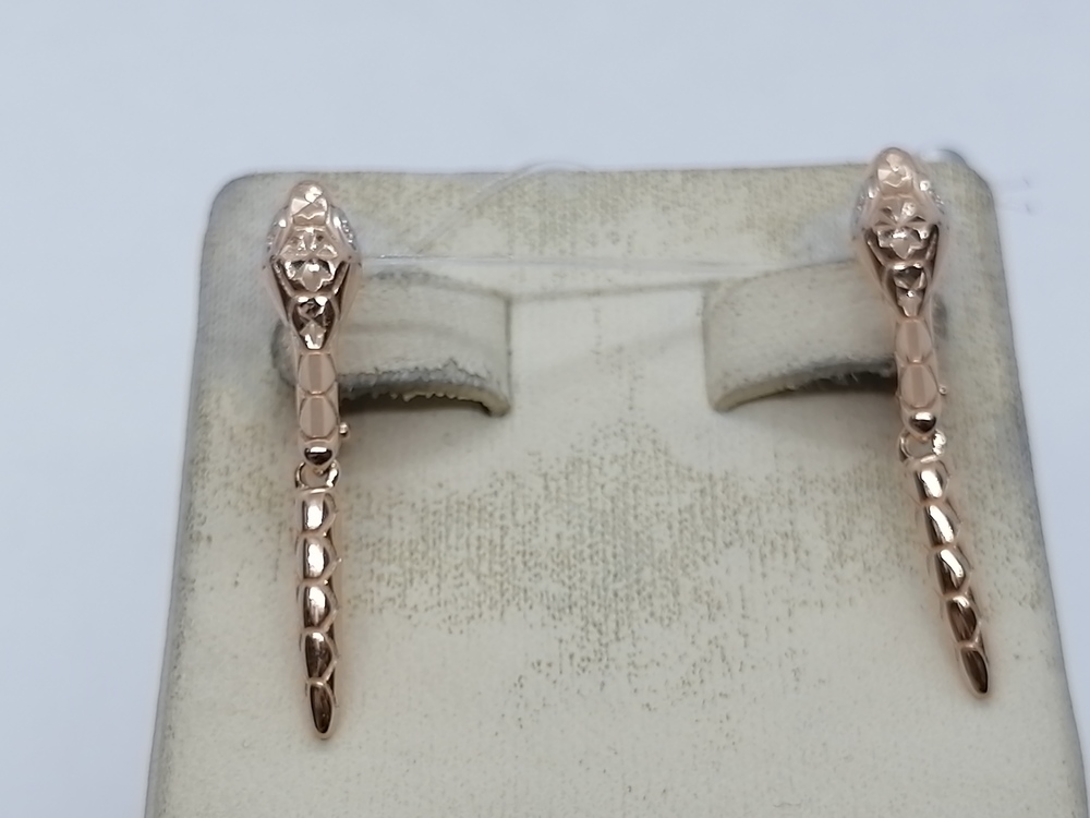 СЕРЬГИ С КАМНЯМИ (Au 585)