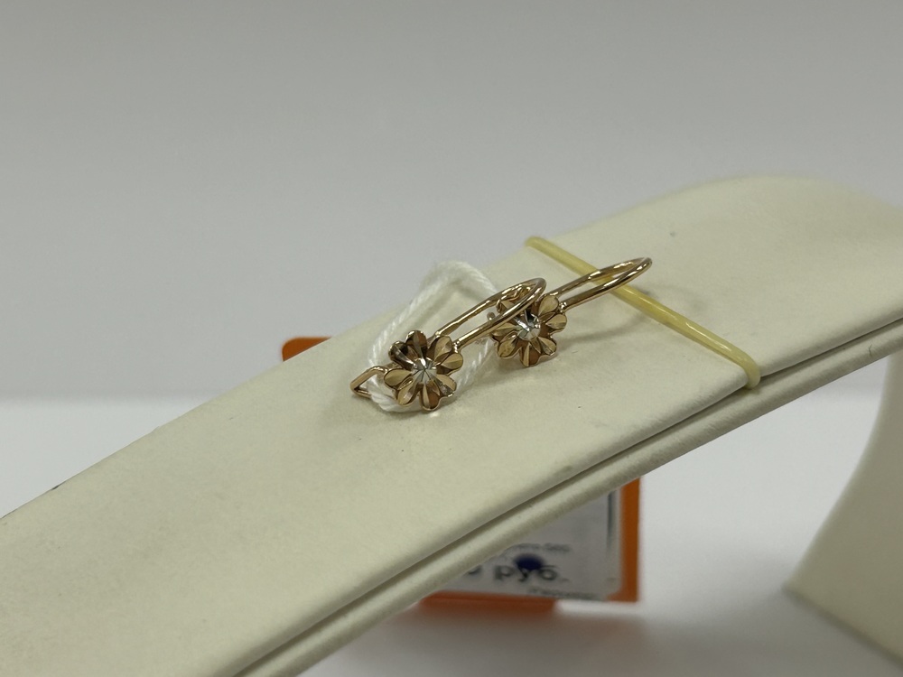 СЕРЬГИ БЕЗ КАМНЯ (Au 585)