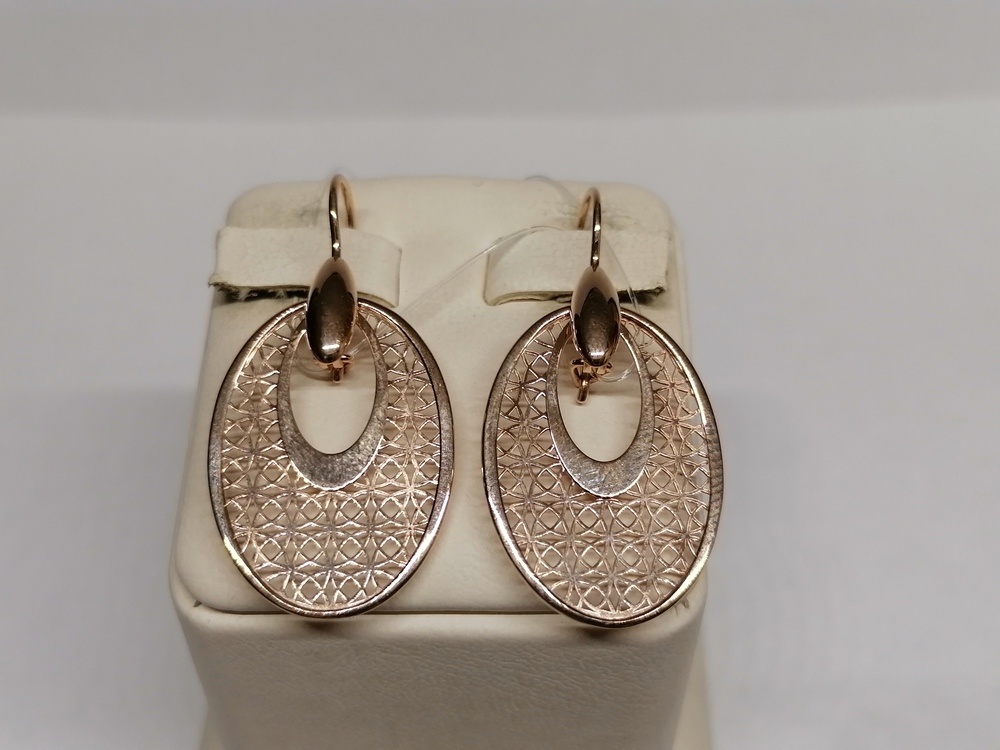 СЕРЬГИ ПЕТЕЛЬКА без камня (Au 585)