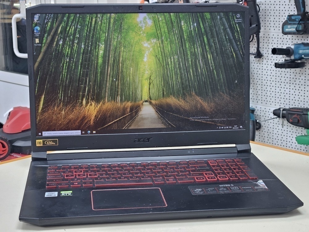 Ноутбук Acer; Core i5-10300H, GeForce RTX 3050, 16 Гб, 480 Гб, Нет