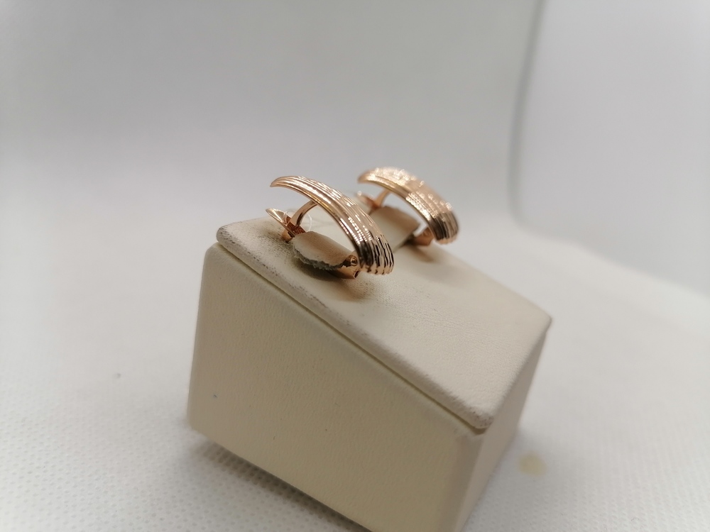 СЕРЬГИ БЕЗ КАМНЯ (Au 585)
