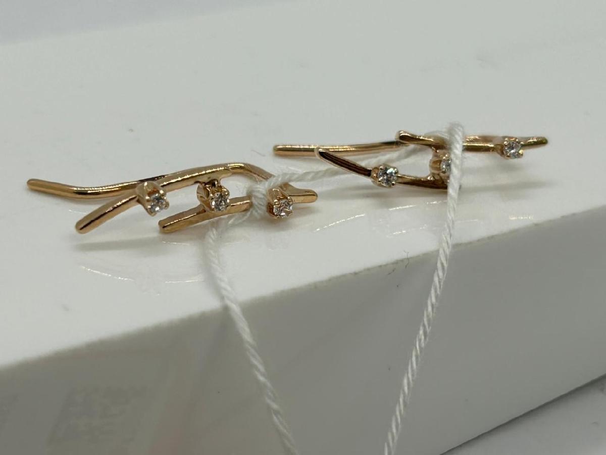 С СЕРЬГИ КАФФЫ (Au 585)