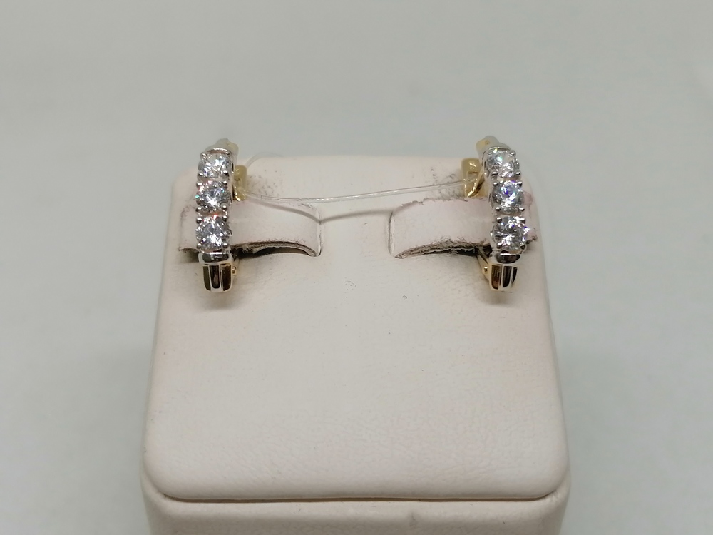 СЕРЬГИ С КАМНЯМИ (Au 585)