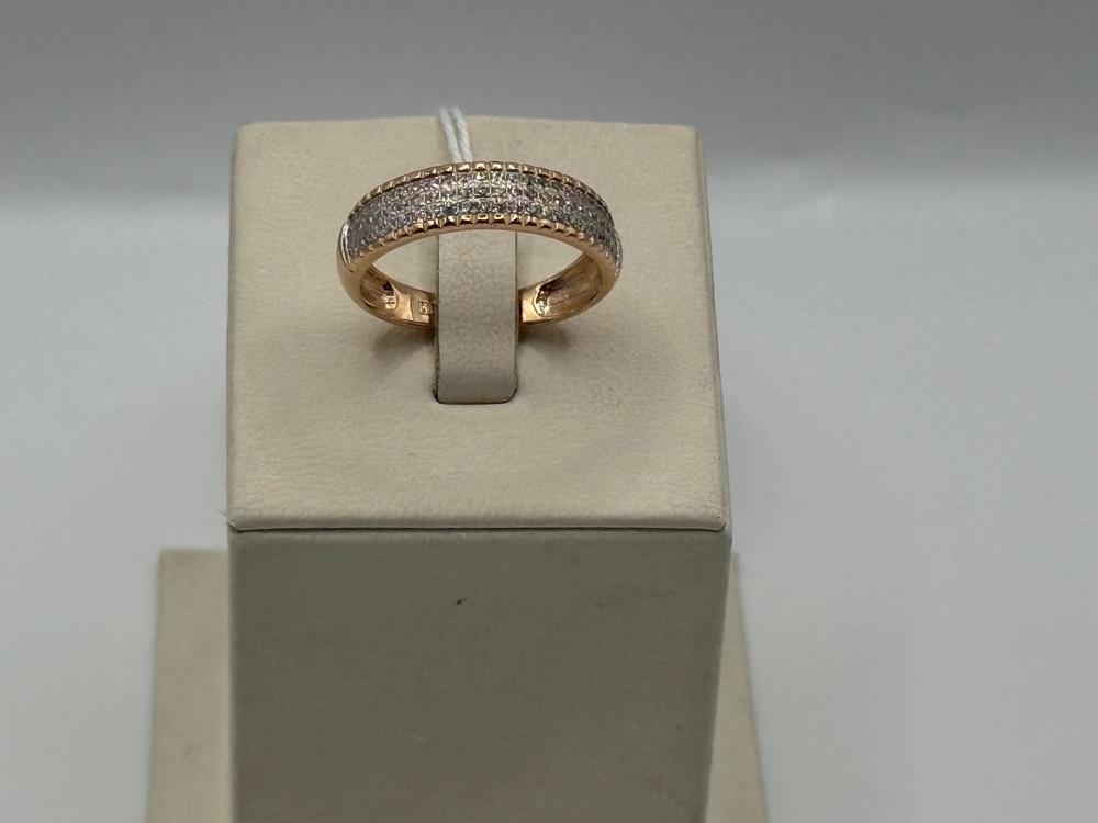 КОЛКМИ585 КОЛЬЦО С КАМНЯМИ (Au 585)
