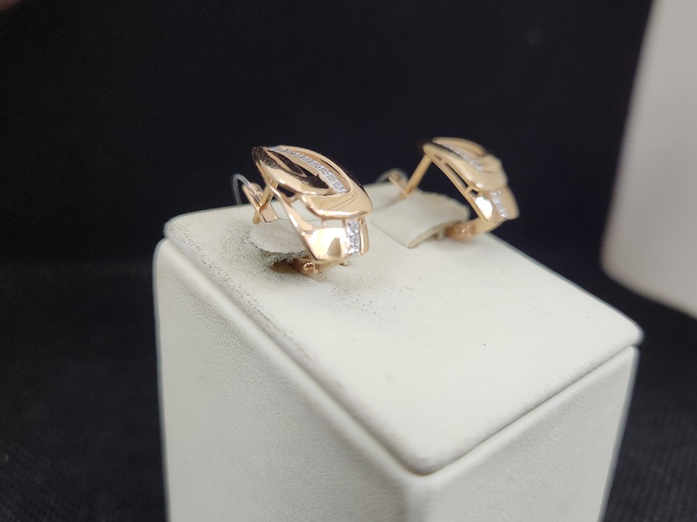 СЕРЬГИ С КАМНЯМИ (Au 585)