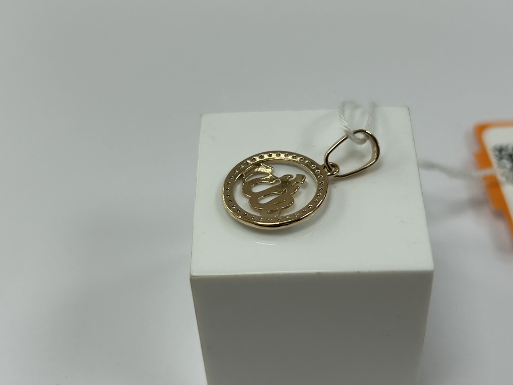 ПОДКМИ585 ПОДВЕСКА С КАМНЯМИ (Au 585)