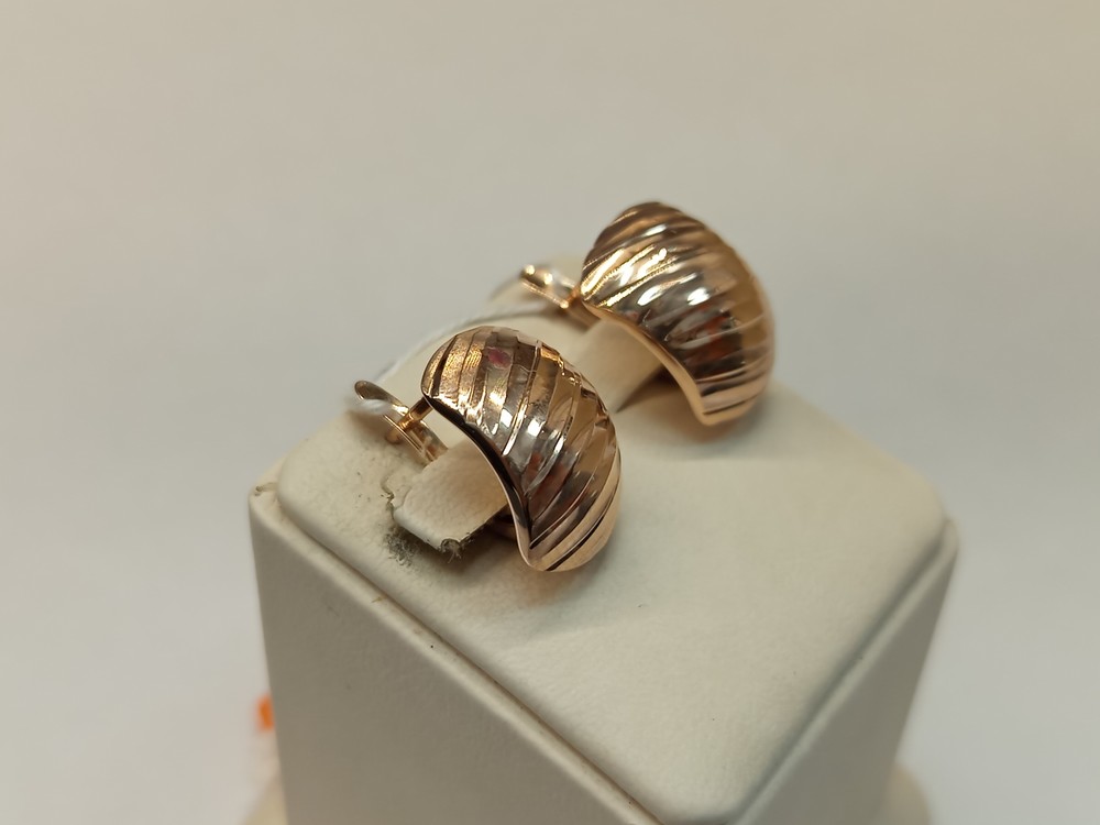 СБКМ585 СЕРЬГИ БЕЗ КАМНЯ (Au 585) СБКМ585 СЕРЬГИ БЕЗ КАМНЯ (Au 585)