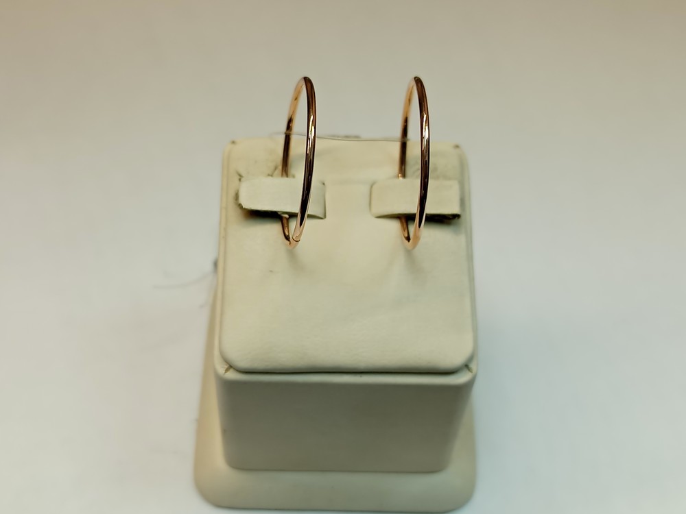 СЕРЬГИ КОНГО без камня (Au 585)