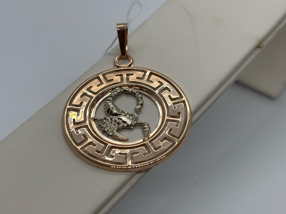 ПОДВЕСКА ЗНАК ЗОДИАКА СКОРПИОН (Au 585)