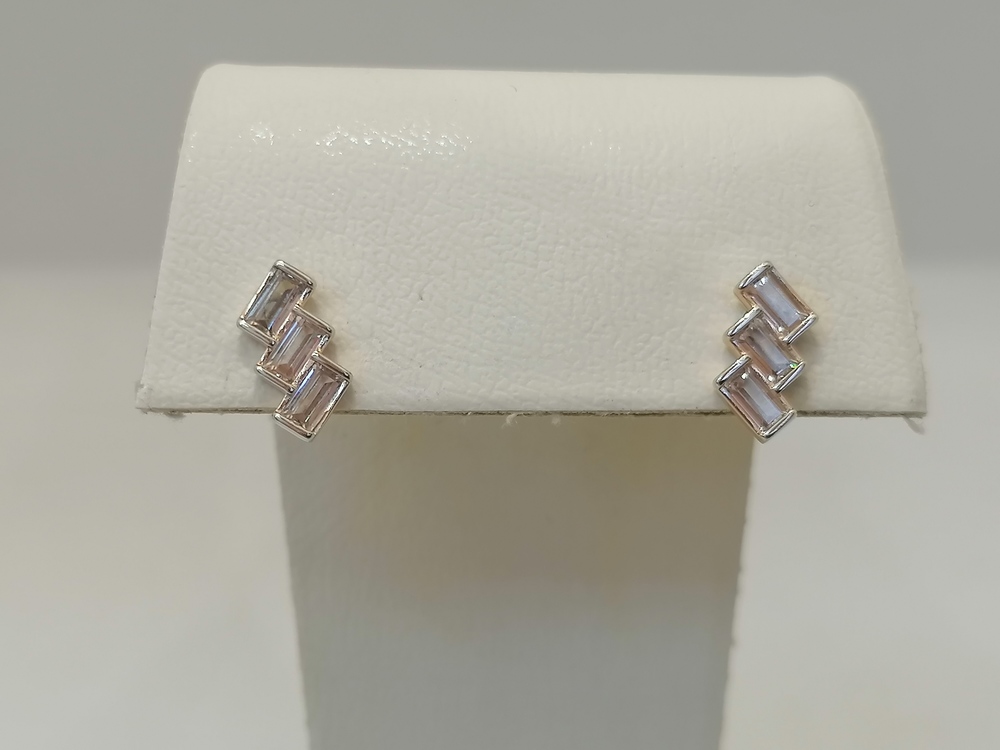 СЕРЬГИ ПУСЕТЫ с камнями (Au 585)