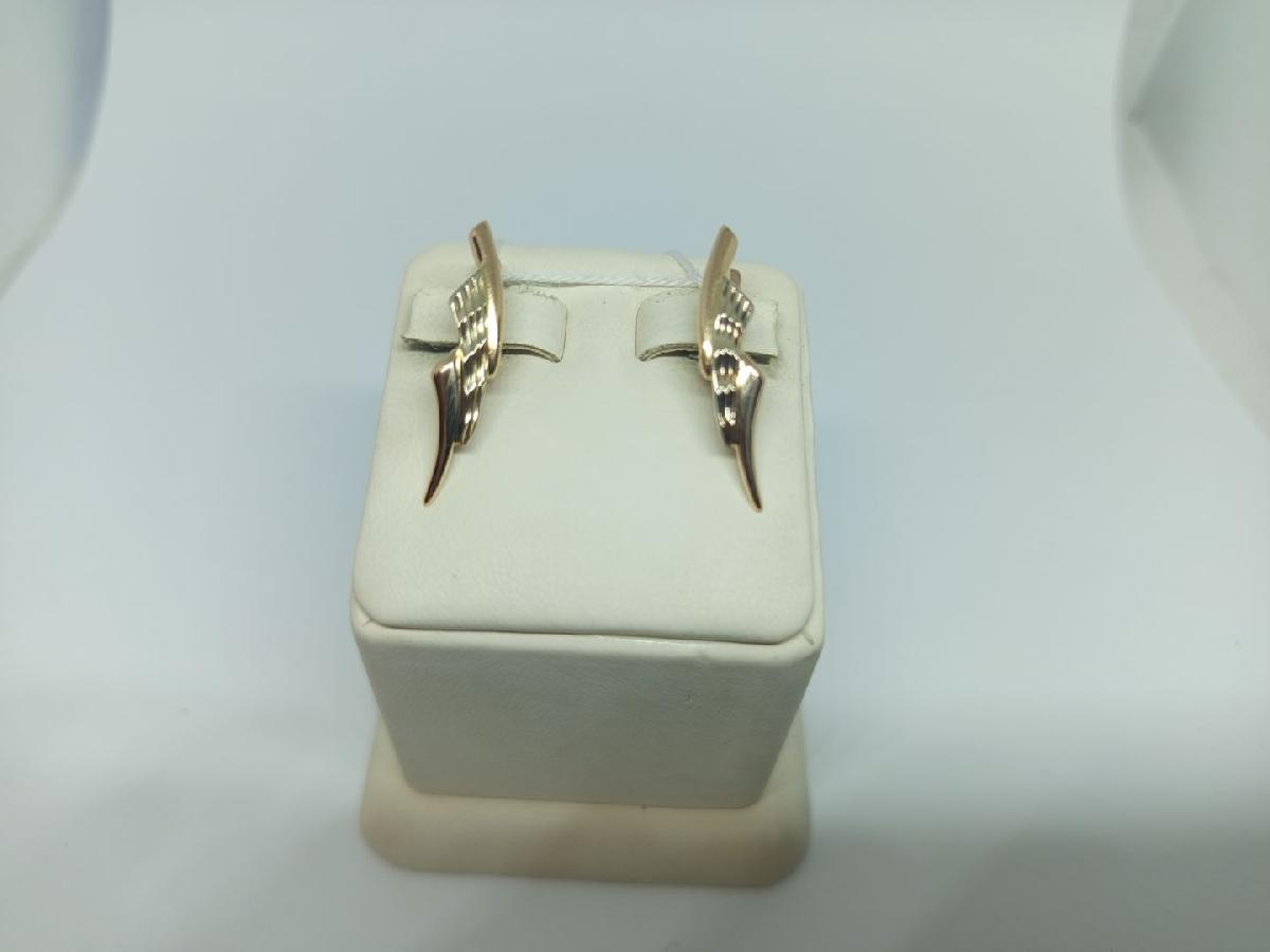 СЕРЬГИ БЕЗ КАМНЯ (Au 585)