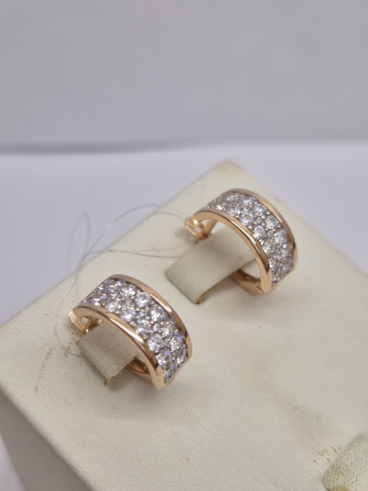 СЕРЬГИ С КАМНЯМИ (Au 585)