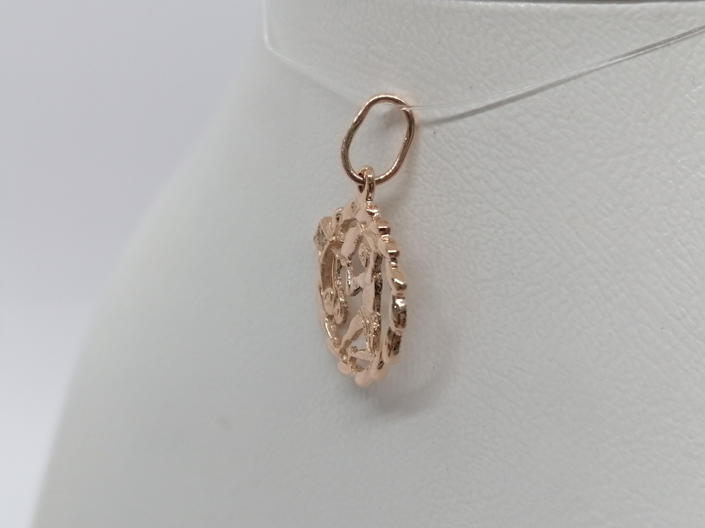 ПОДВЕСКА ЗНАК ЗОДИАКА ВОДОЛЕЙ (Au 585)