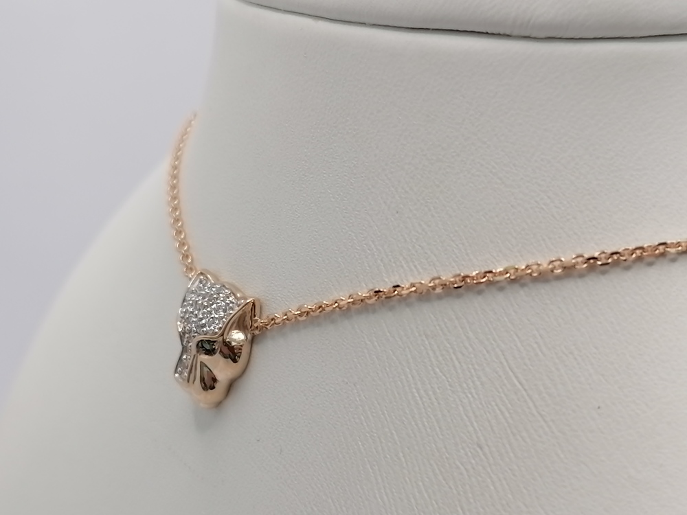 КОЛЬЕ С КАМНЯМИ (Au 585)