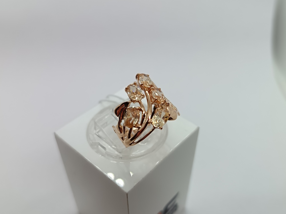 КОЛКМИ585 КОЛЬЦО С КАМНЯМИ (Au 585)
