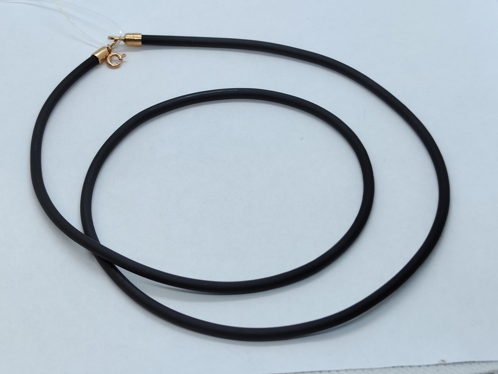 6033 КОЛЬЕ КАУЧУК (Au 585)