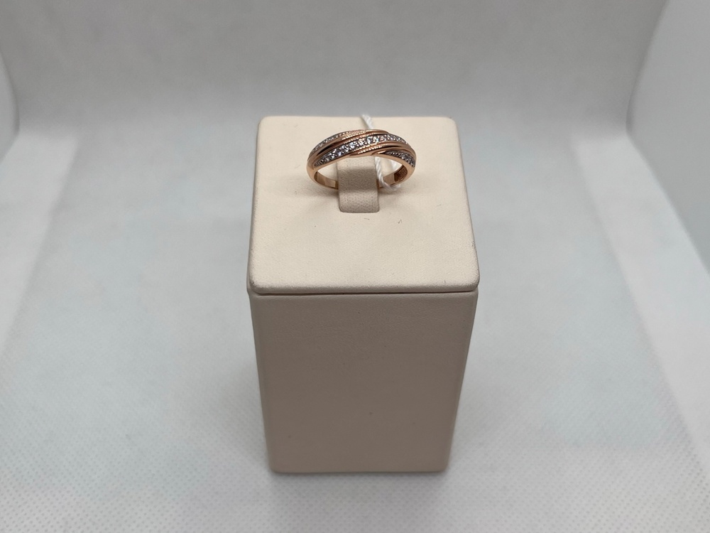 КОЛКМИ585 КОЛЬЦО С КАМНЯМИ (Au 585)