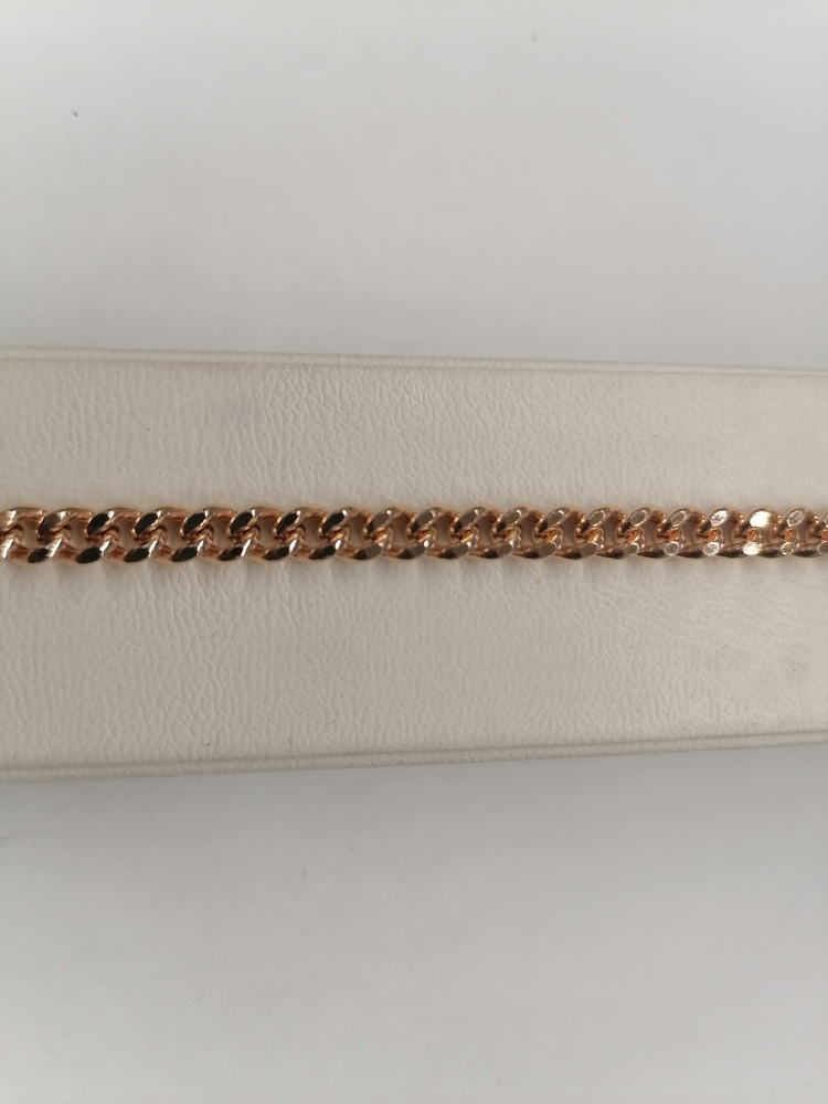 БРАСЛЕТ ПУСТОТЕЛЫЙ Панцирное (Au 585)