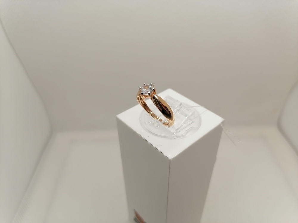 901991-1102 КОЛЬЦО С КАМНЕМ (Au 585)