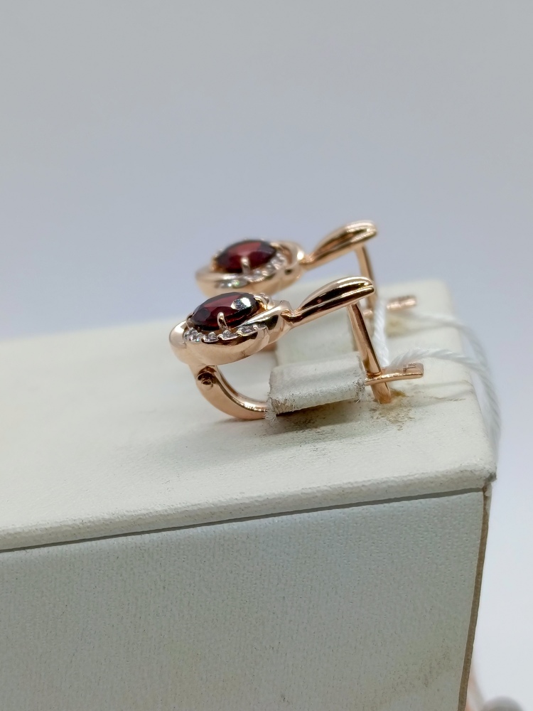 СЕРЬГИ С КАМНЯМИ (Au 585)