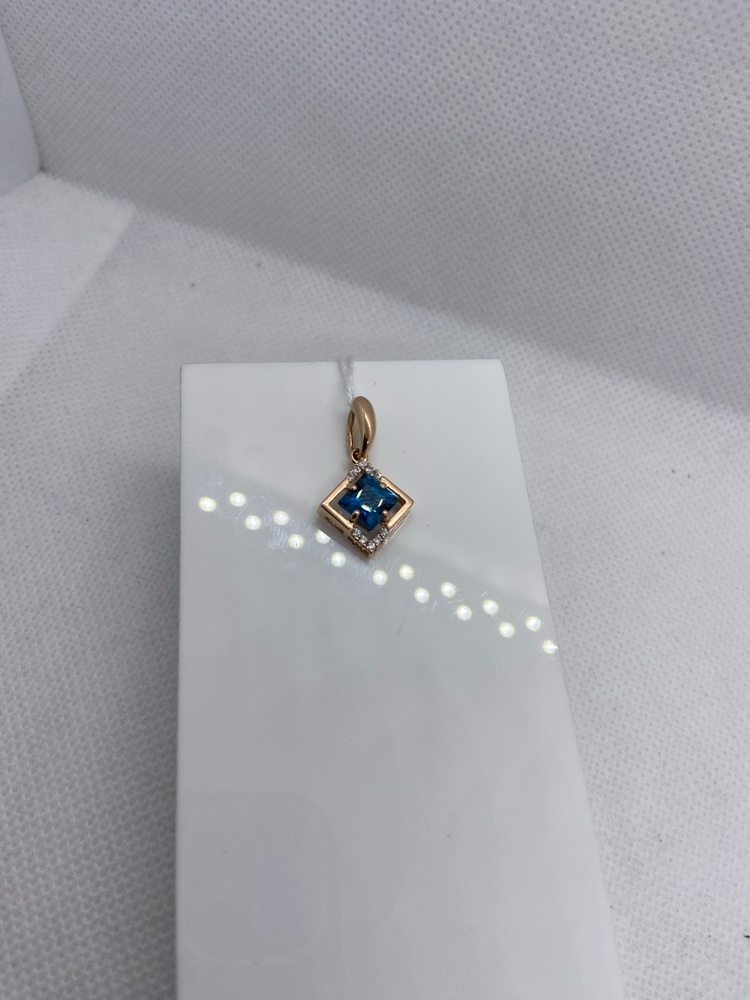 ПОДКМИ585 ПОДВЕСКА С КАМНЯМИ (Au 585)