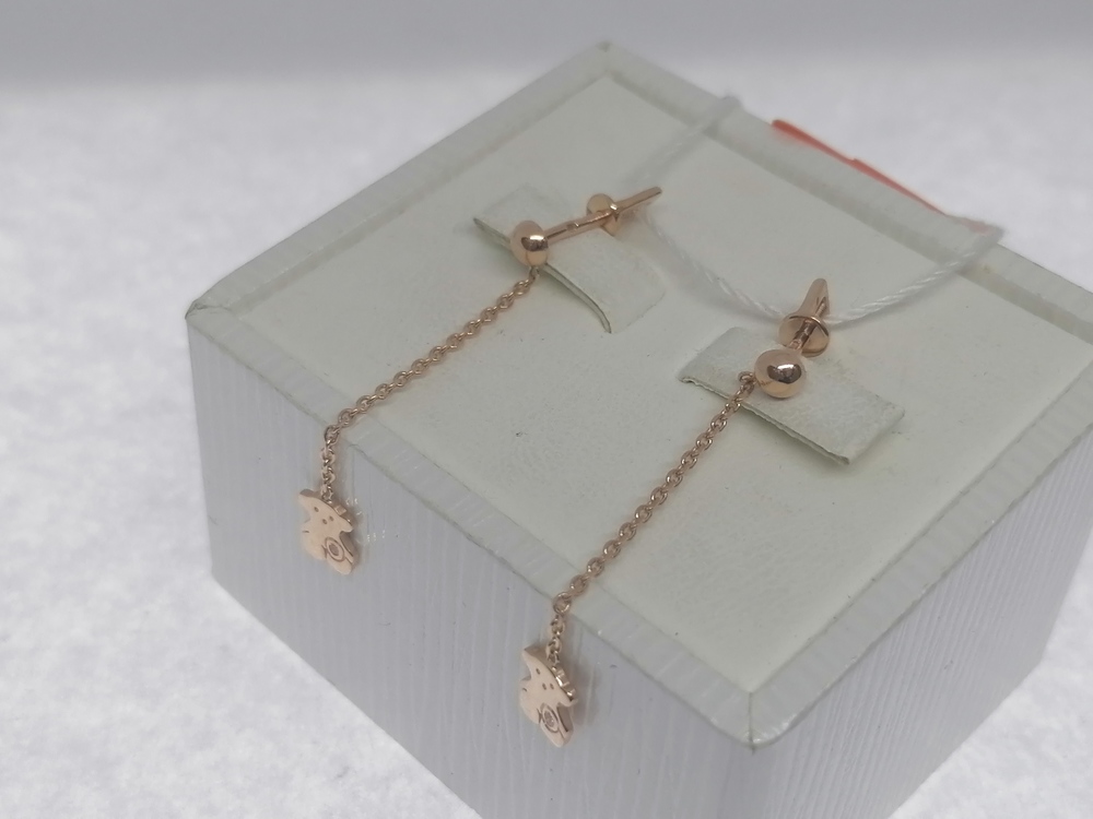 СЕРЬГИ ПУСЕТЫ (Au 585)