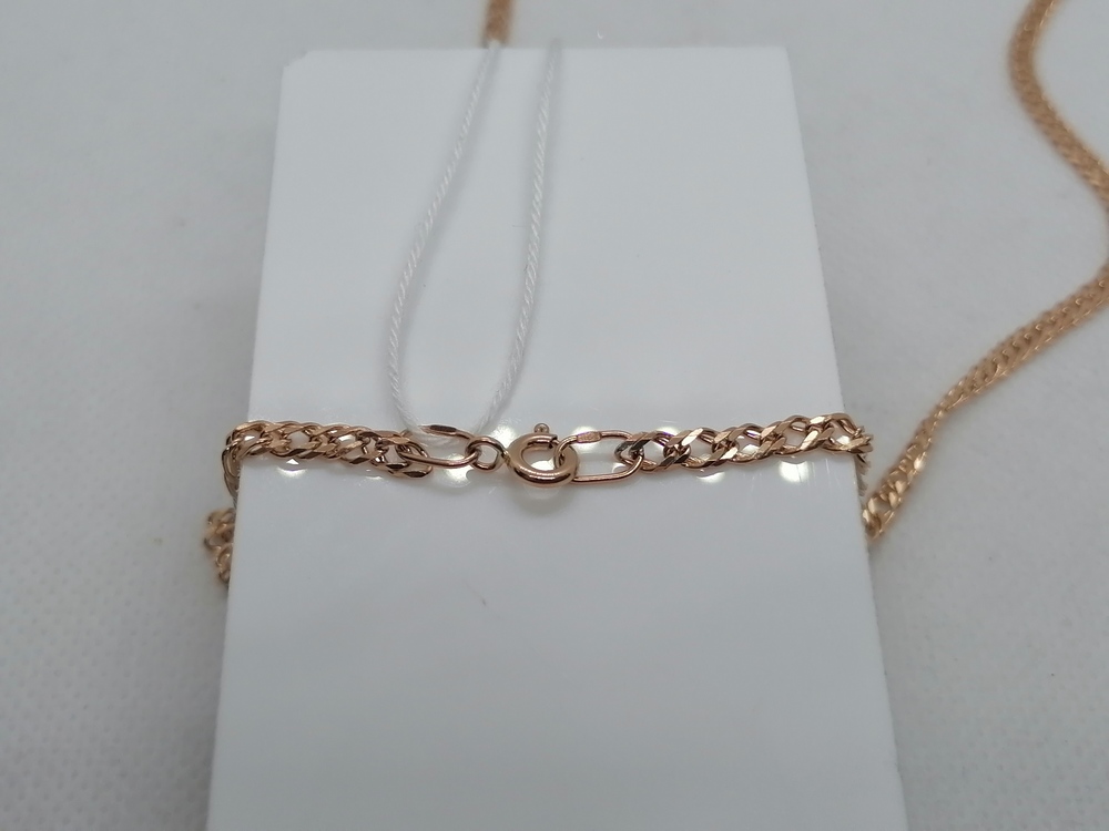 ЦЛР2585 ЦЕПЬ ПОЛНОВЕСНАЯ Ромб двойной (Au 585)