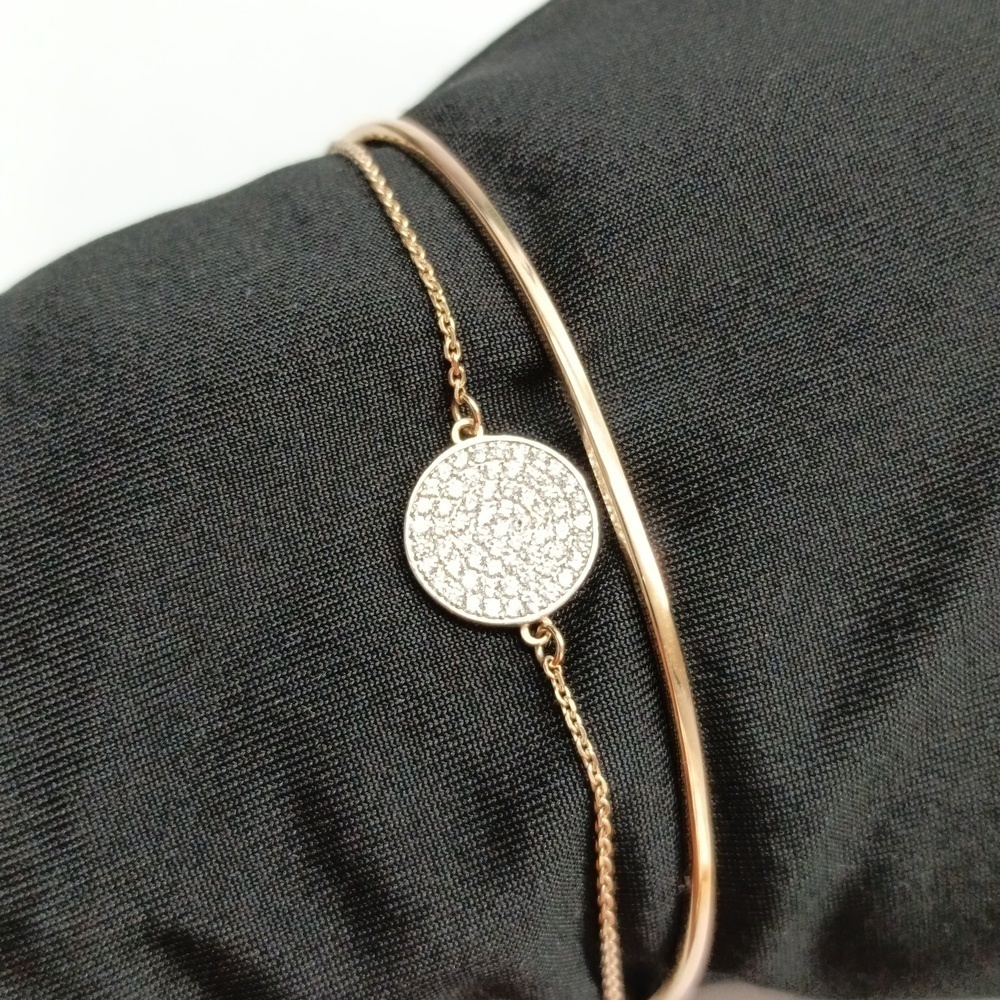 БРАСЛЕТ С КАМНЯМИ (Au 585)