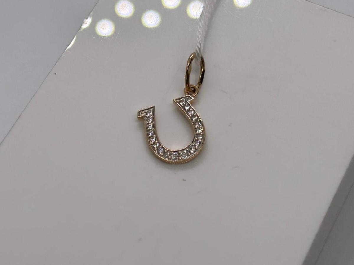 ПОДКМИ585 ПОДВЕСКА С КАМНЯМИ (Au 585)