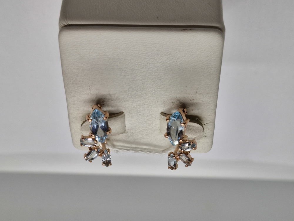 СЕРЬГИ С КАМНЯМИ (Au 585)