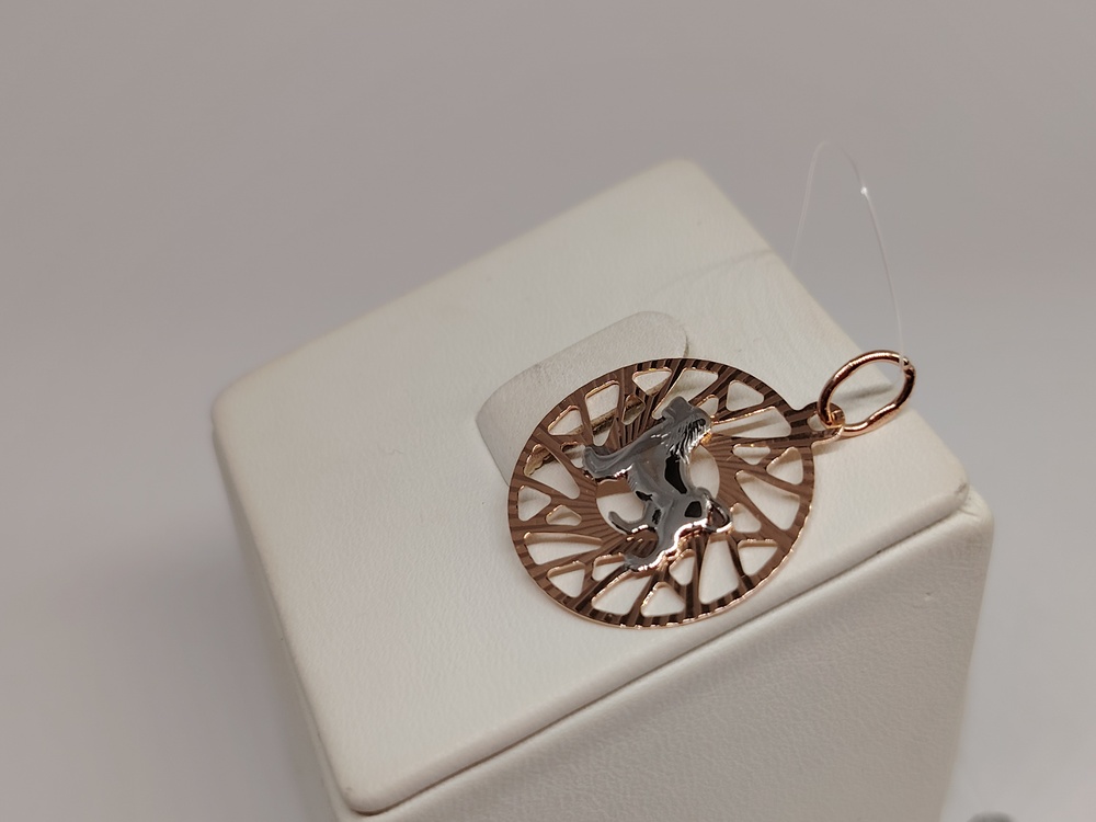 ПОДВЕСКА ЗНАК ЗОДИАКА ЛЕВ (Au 585)