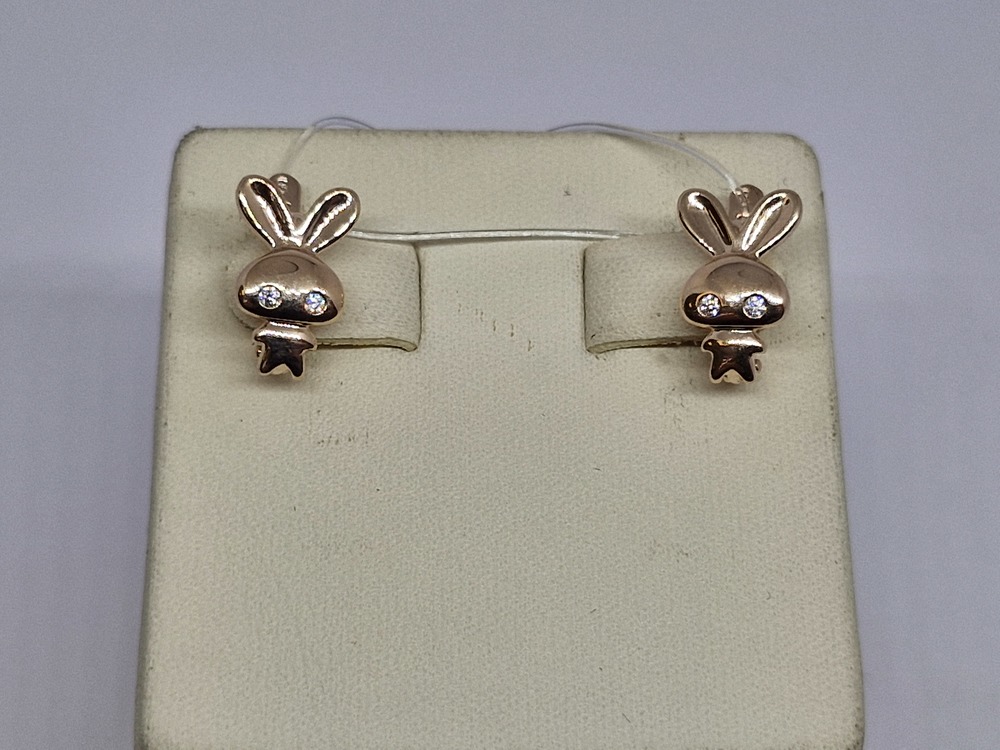 СЕРЬГИ С КАМНЯМИ (Au 585)