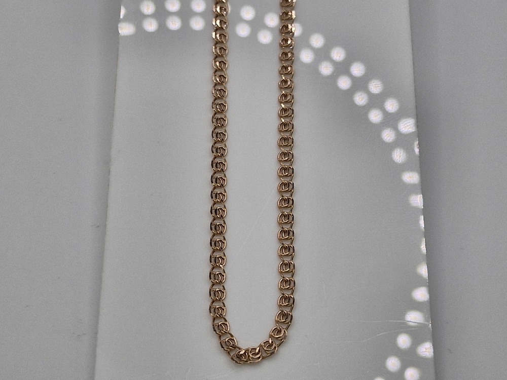 ЦЕПЬ ПУСТОТЕЛАЯ Лав (Au 585)