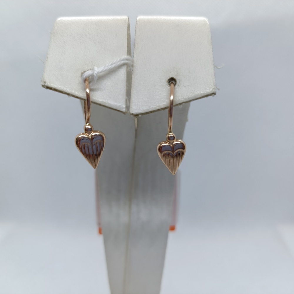 СБКМ583 СЕРЬГИ БЕЗ КАМНЯ (Au 583)