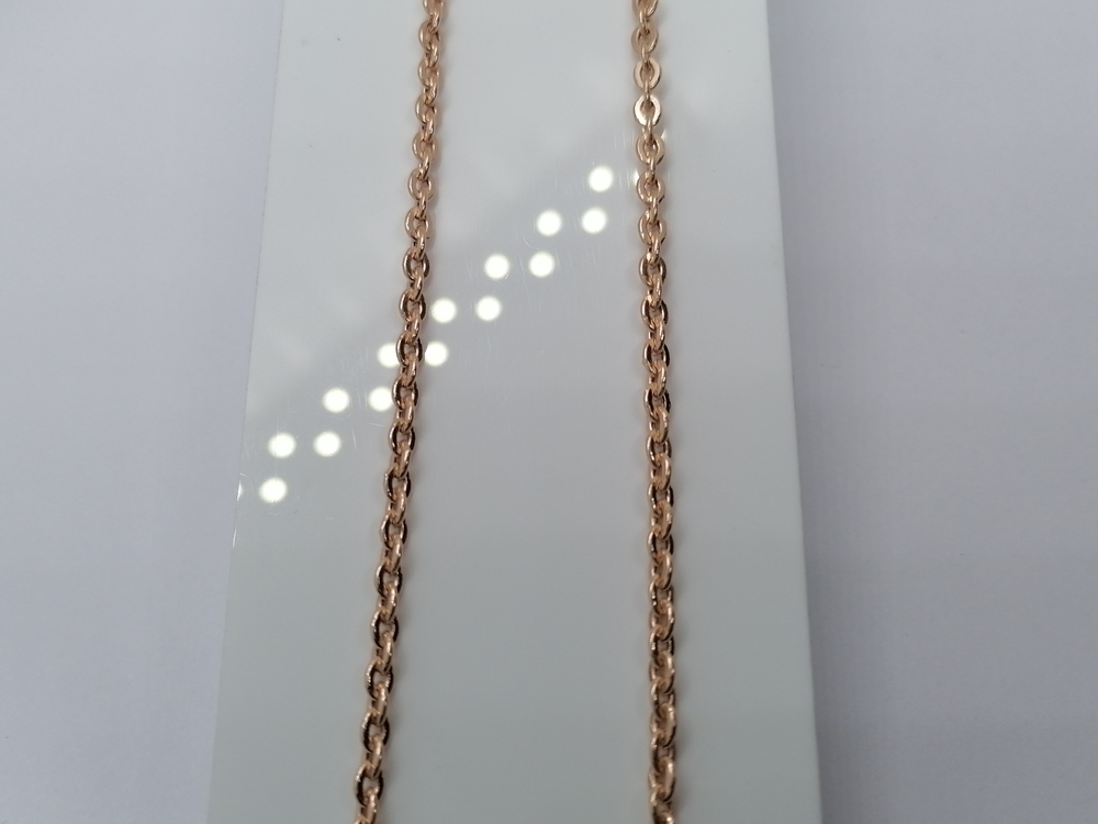 8080201П-45 ЦЕПЬ ПУСТОТЕЛАЯ Якорное (Au 585)