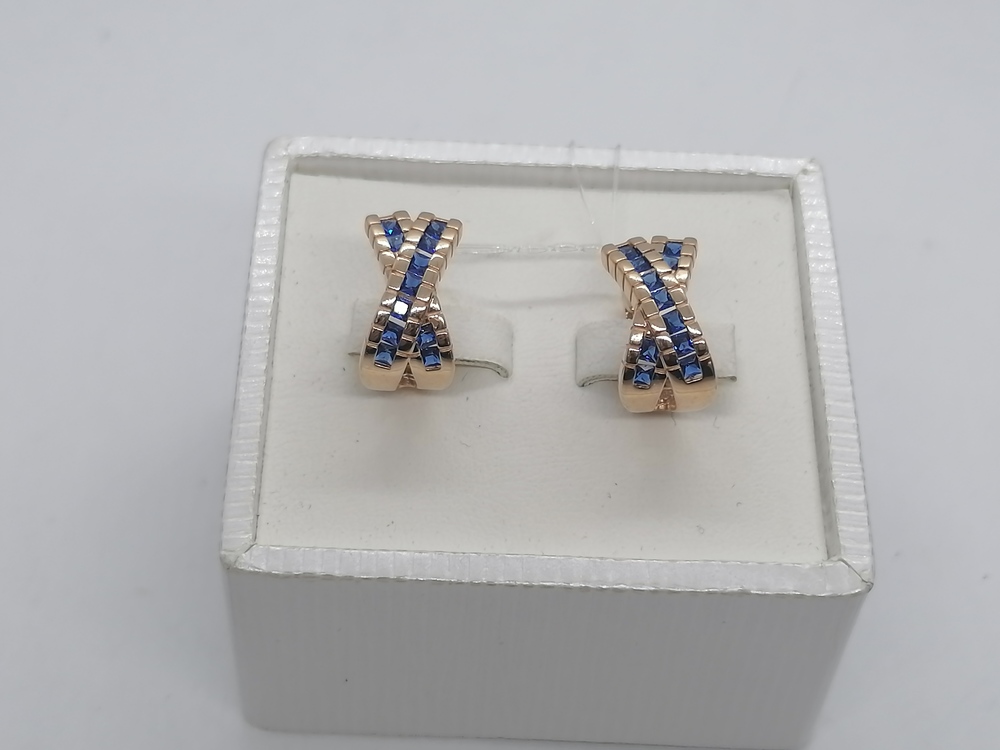 04-52-0430-06 СЕРЬГИ С КАМНЯМИ (Au 585)