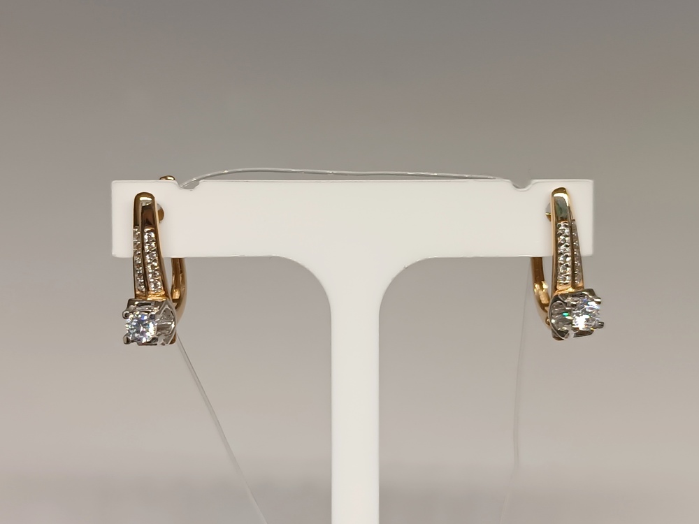 СЕРЬГИ С КАМНЯМИ (Au 585)