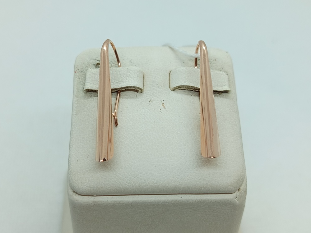 СБКМ585 СЕРЬГИ БЕЗ КАМНЯ (Au 585)