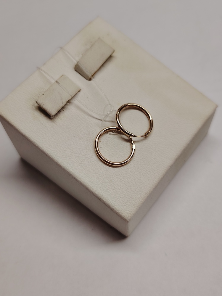 СЕРЬГИ КОНГО без камня (Au 585)