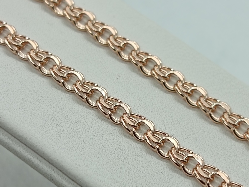 ЦЕПЬ ПУСТОТЕЛАЯ Бисмарк (Au 585)