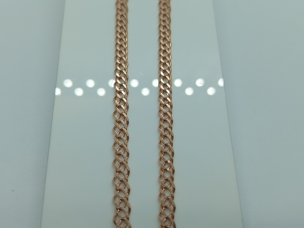 ЦЕПЬ ПОЛНОВЕСНАЯ Ромб двойной (Au 585)