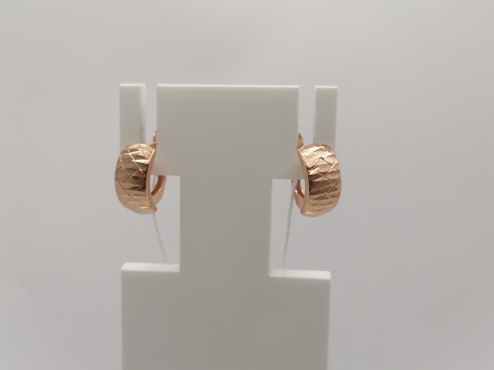 СЕРЬГИ БЕЗ КАМНЯ (Au 585)