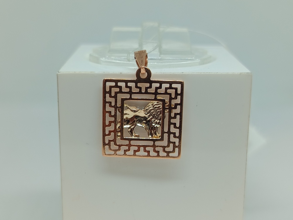 ПОДВЕСКА ЗНАК ЗОДИАКА ЛЕВ (Au 585)
