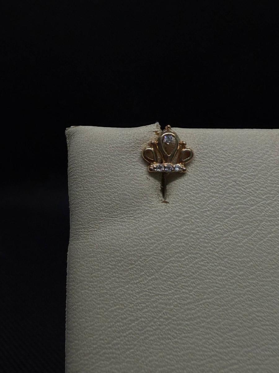 СПУС585 СЕРЬГИ ПУСЕТЫ (Au 585)