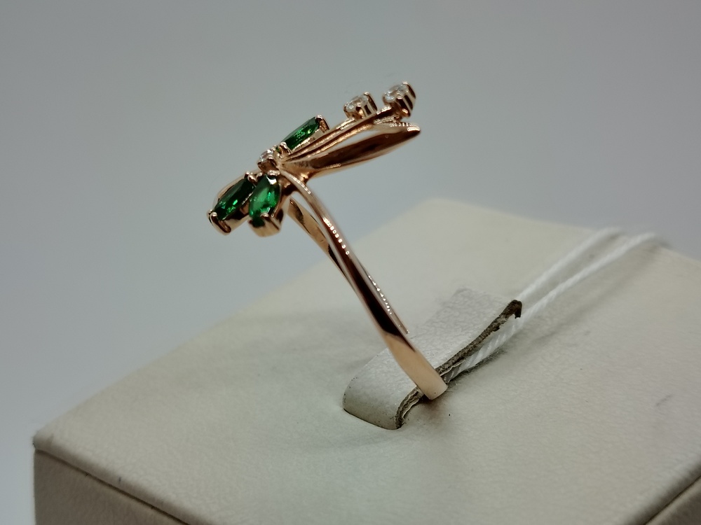 КОЛКМИ585 КОЛЬЦО С КАМНЯМИ (Au 585) КОЛКМИ585 КОЛЬЦО С КАМНЯМИ (Au 585)