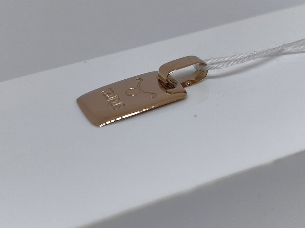 ПОДЗЗТ585 ПОДВЕСКА ЗНАК ЗОДИАКА ТЕЛЕЦ (Au 585)